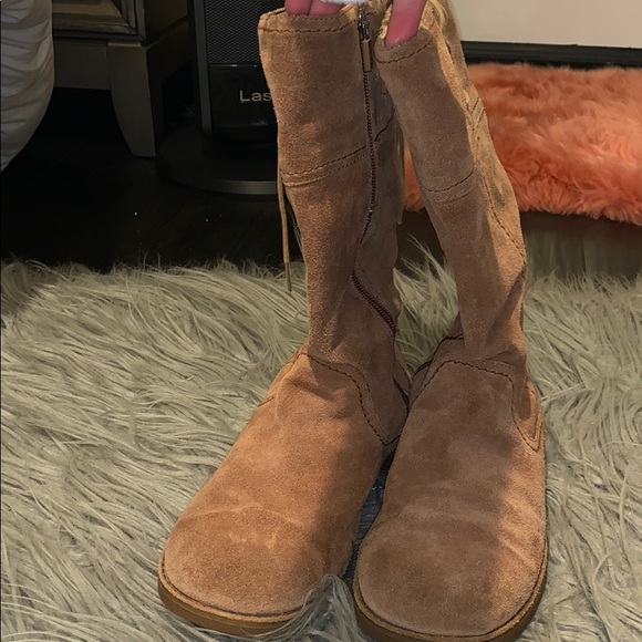 Ugg suede riding boots - Picture 3 of 7
